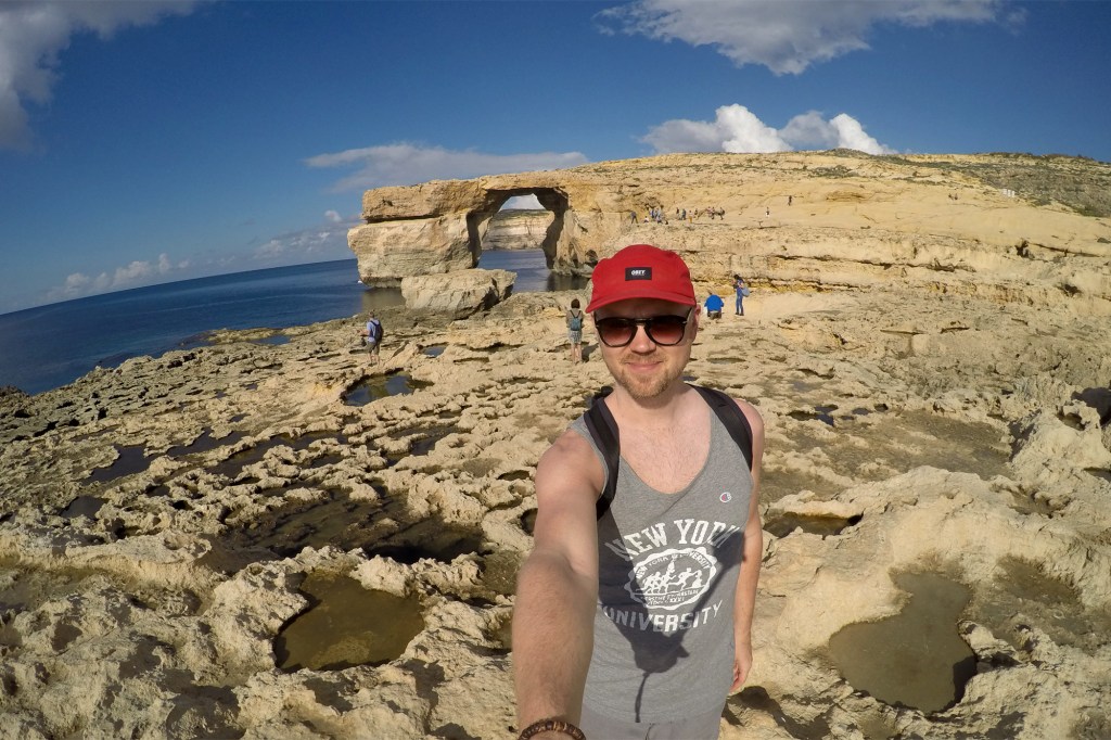 Azure Window selfie Maltalla