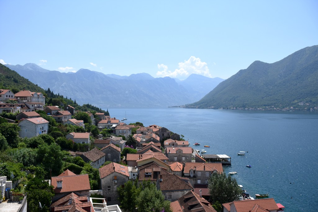Näkymä Kotorin lahdelle - Montenegro