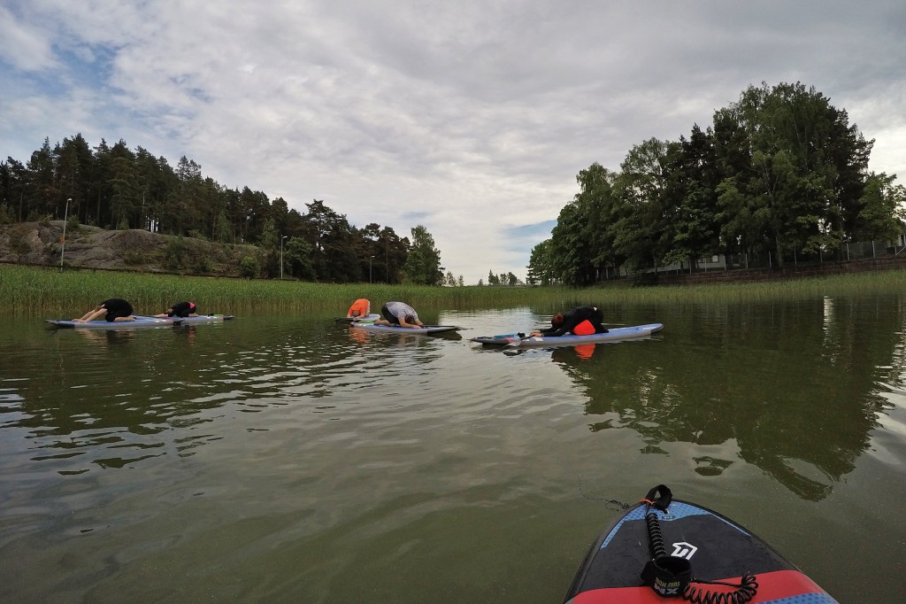 SUP-jooga lapsen lepoasento