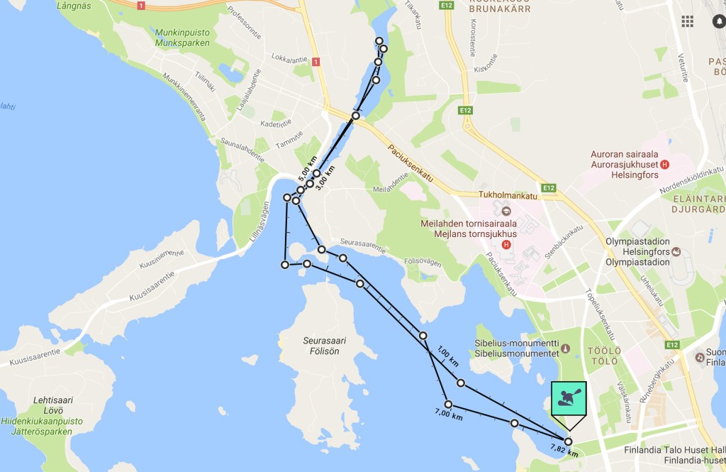 Taivallahti SUP-reitti