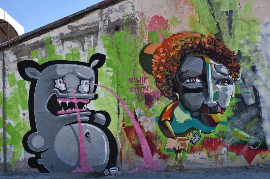 Limassol graffiti muraali