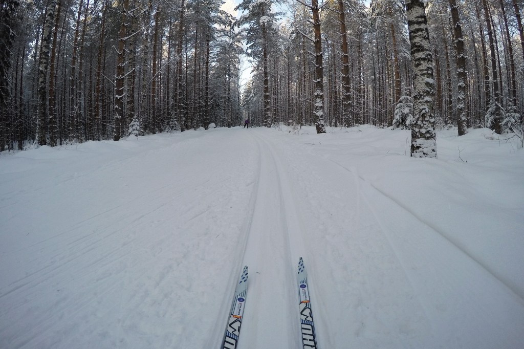 Lahden laduilla Karhun suksilla
