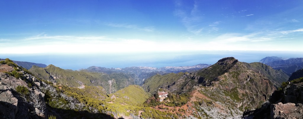 Pico Ruivo panoraama