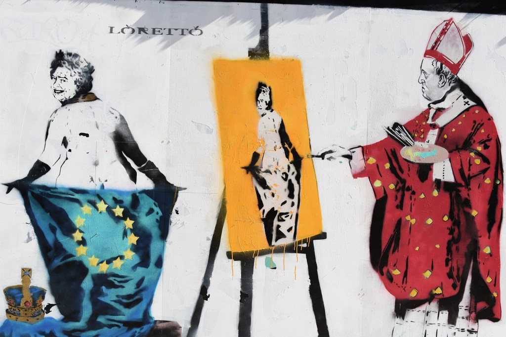 Loretto kuningatar-stencil