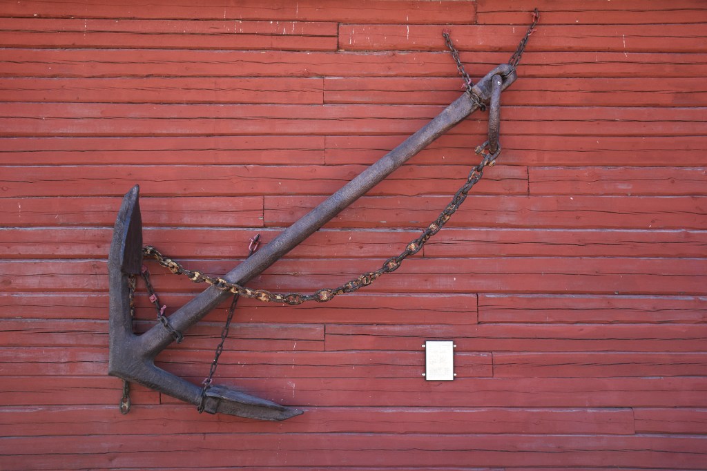 Vanha ankkuri Loviisassa