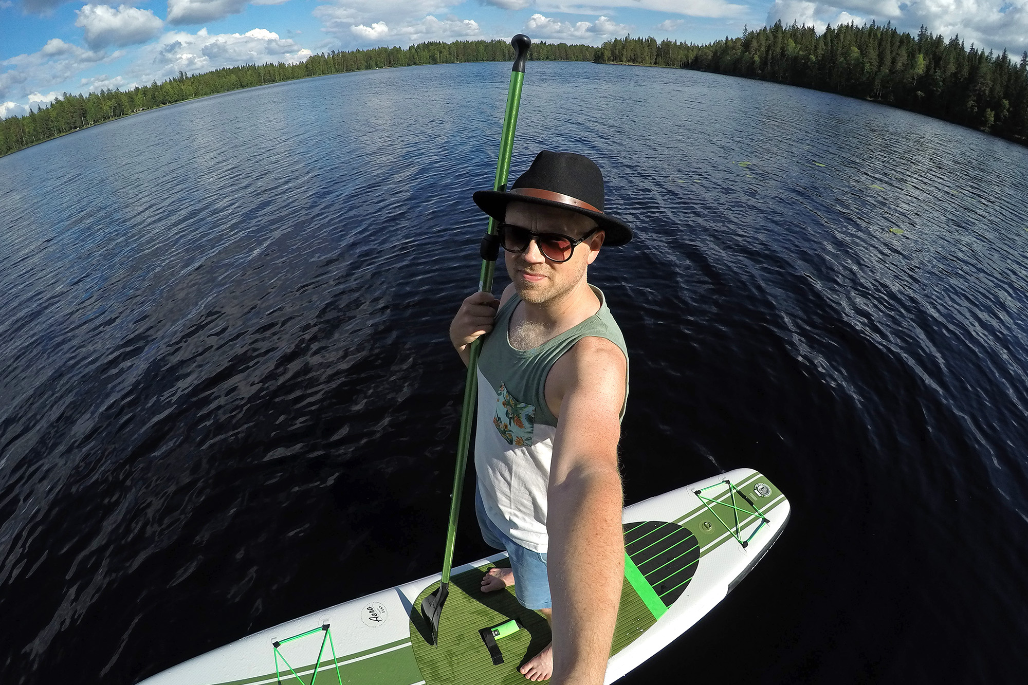 SUP-selfie kesälomalla 2018