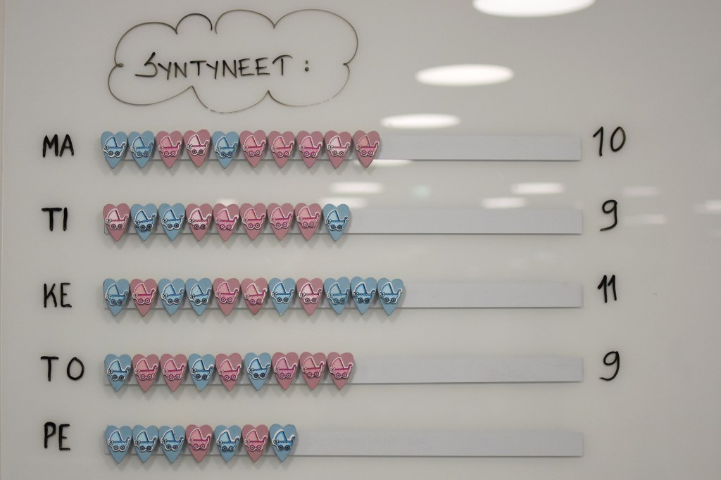 Syntyneet Espoon sairaalassa