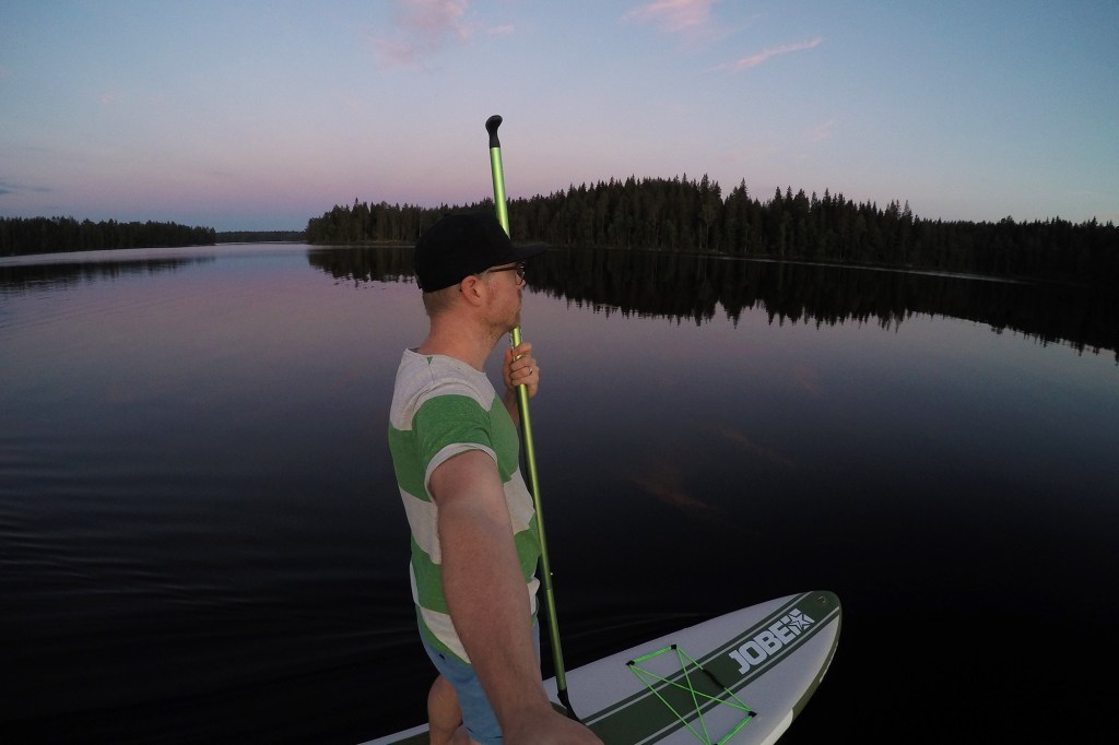 SUP-selfie juhannuksena 2019