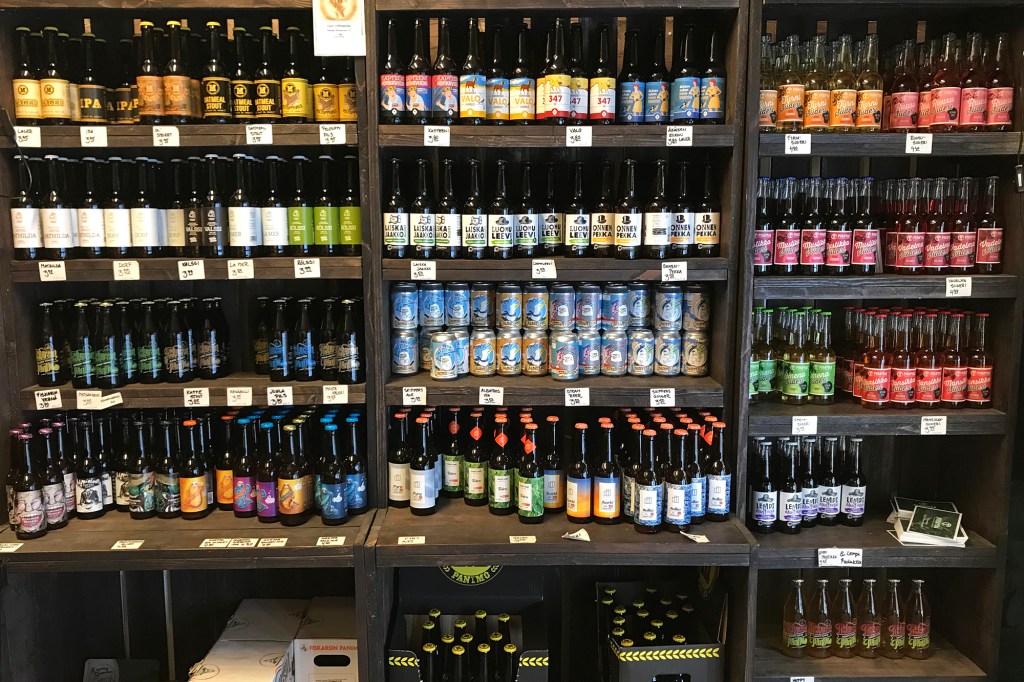 Pienpanimokauppa Hilpeän valikoimaa