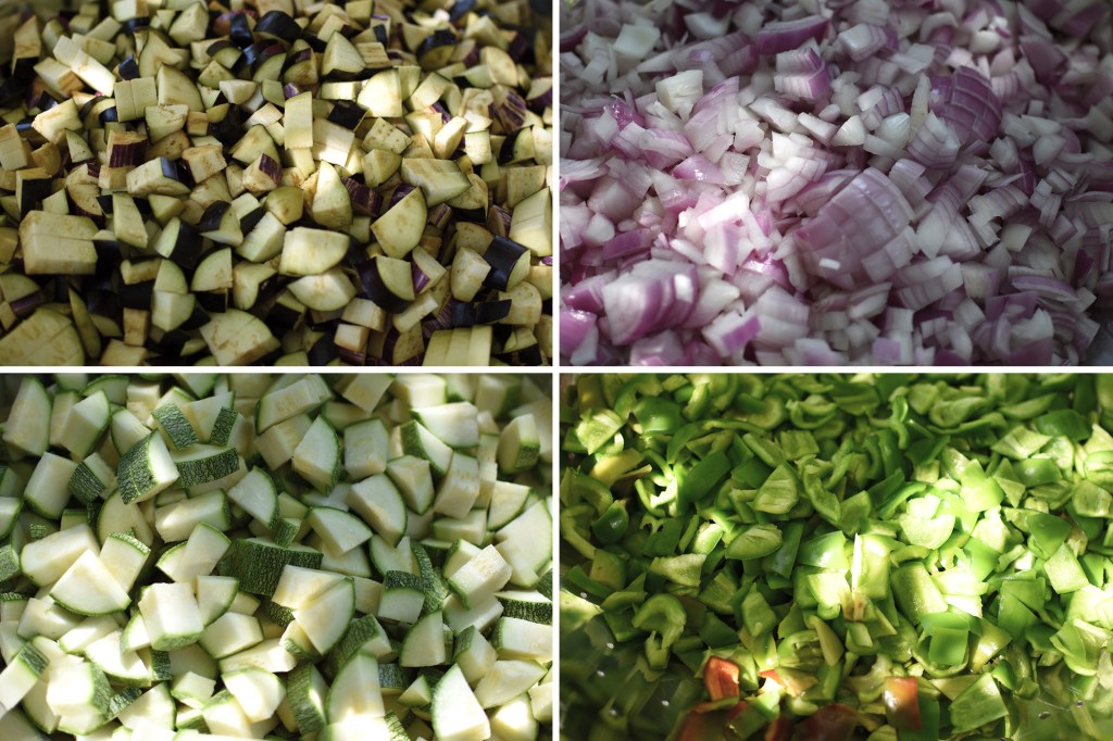 Vihannekset pilkottuina