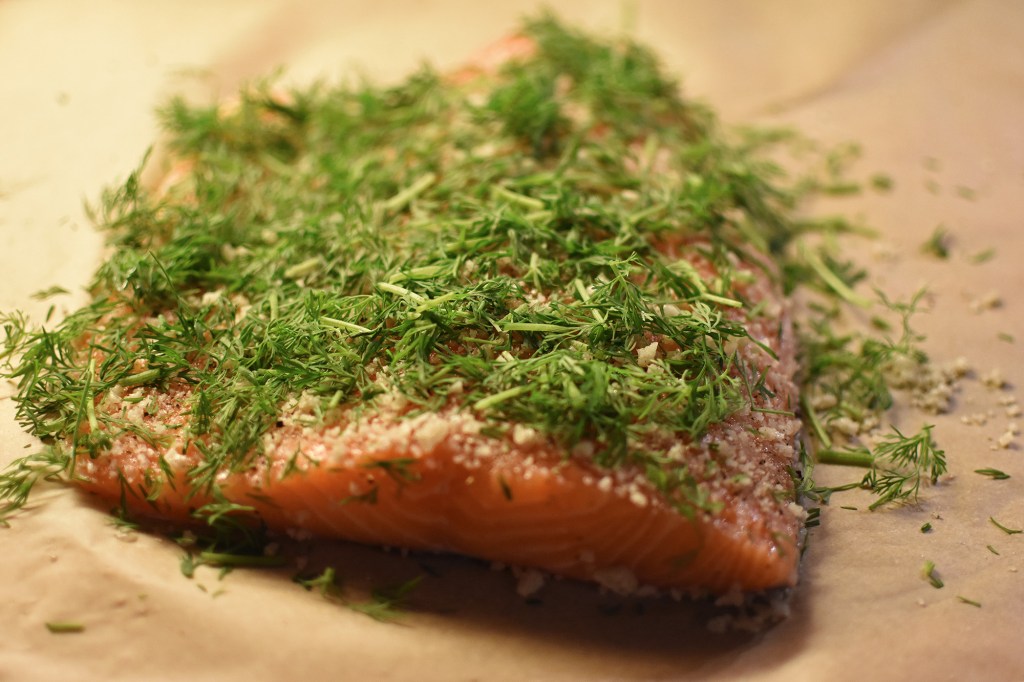 Graavilohen valmistusta - joulu 2019