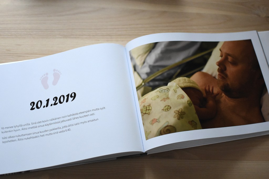 Kirja tyttärelleni: sisäsivu