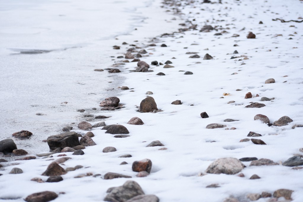 Luminen Saimaan ranta