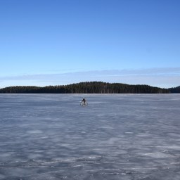 Viikonloppu Saimaan jäisellä rannalla
