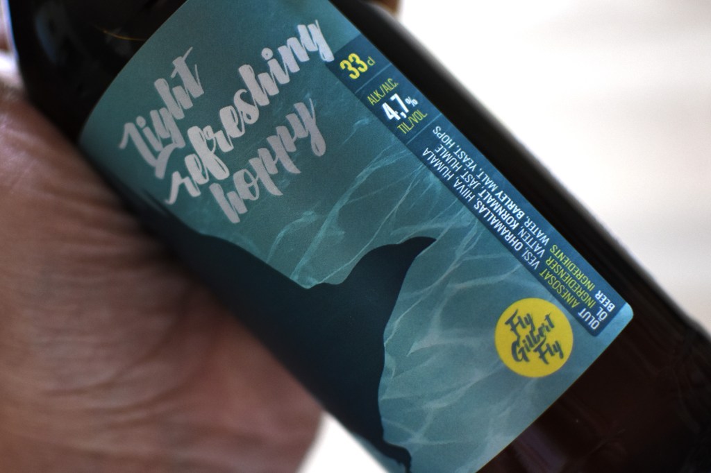 Kråkö Bryggeri Iizi Pale -oluen etiketti