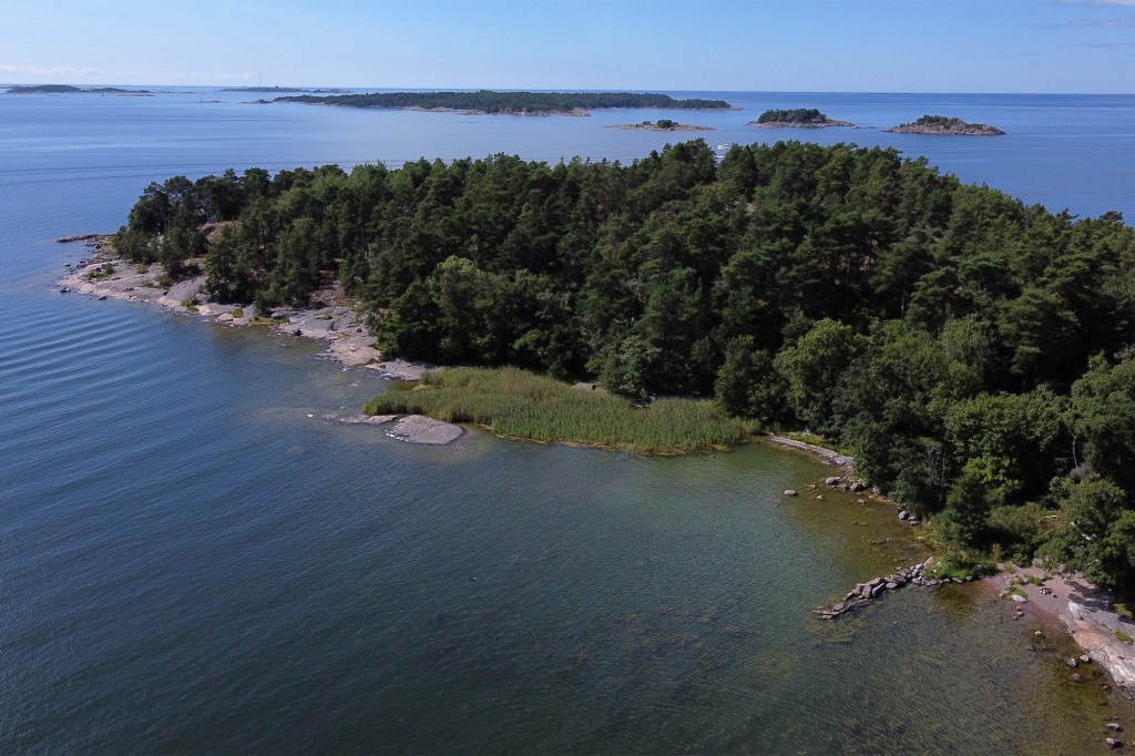 Ilmakuva Porkkalanniemen eteläkärjestä