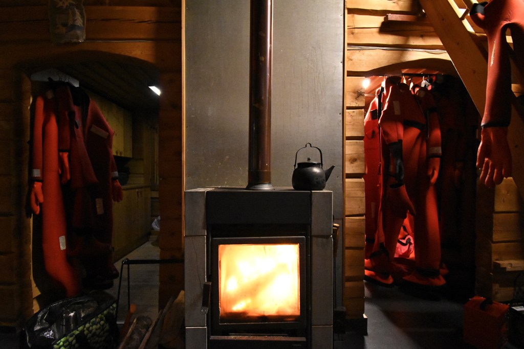 Nokipannuglögi takan päällä