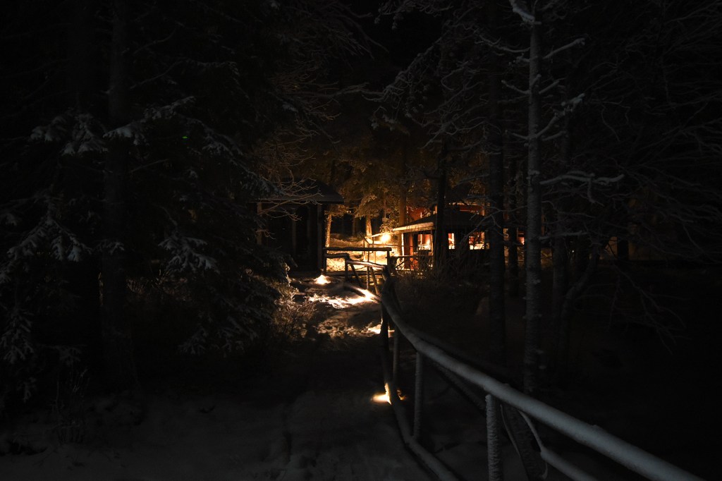 Revontulikellunta, reitti lammelle