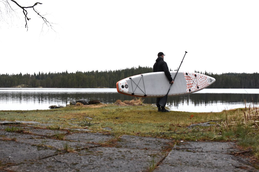 Lähdössä suppailukauden ensimmäiselle SUP-reissulle