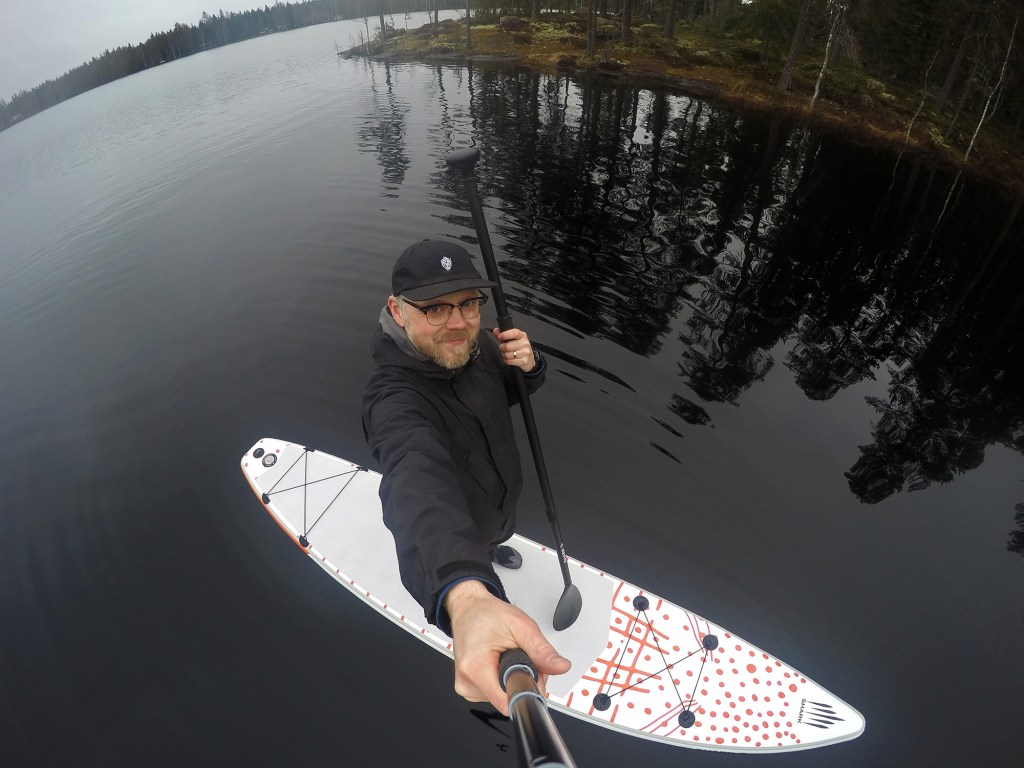 SUP-selfie toukokuussa 2021