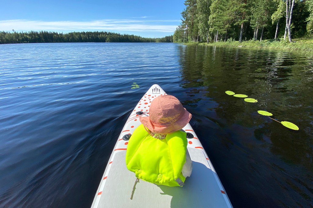 Selman ensimmäinen SUP-kokeilu