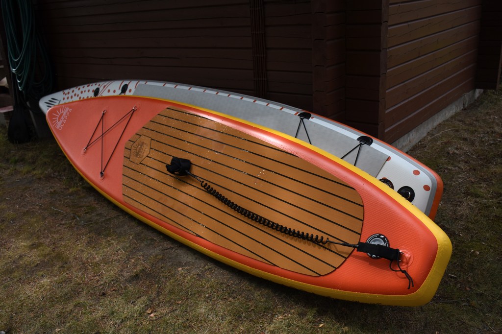 Ulappa Tyyni & Shark SUP Touring vierekkäin