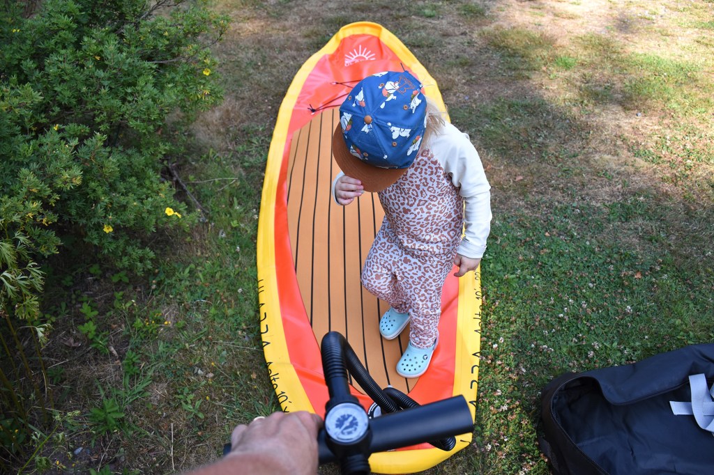 Ulappa Aalto -SUP-laudan täyttäminen