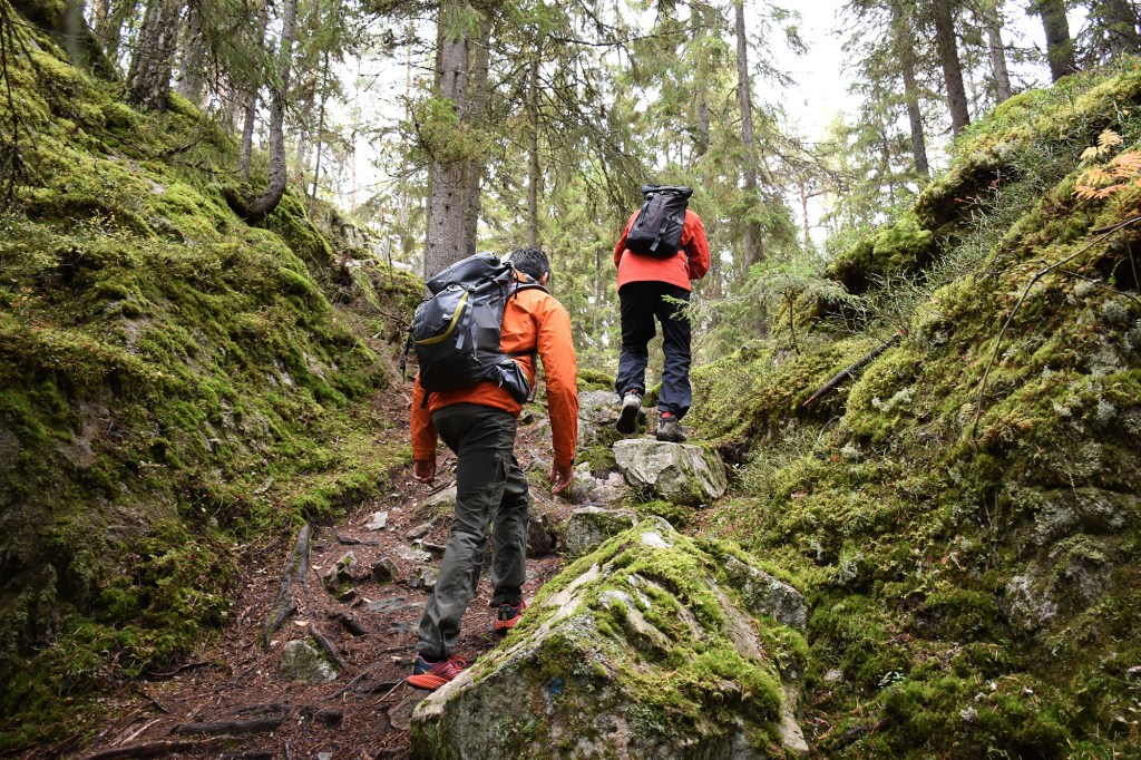 Kapuaminen Pirunpesän laelle