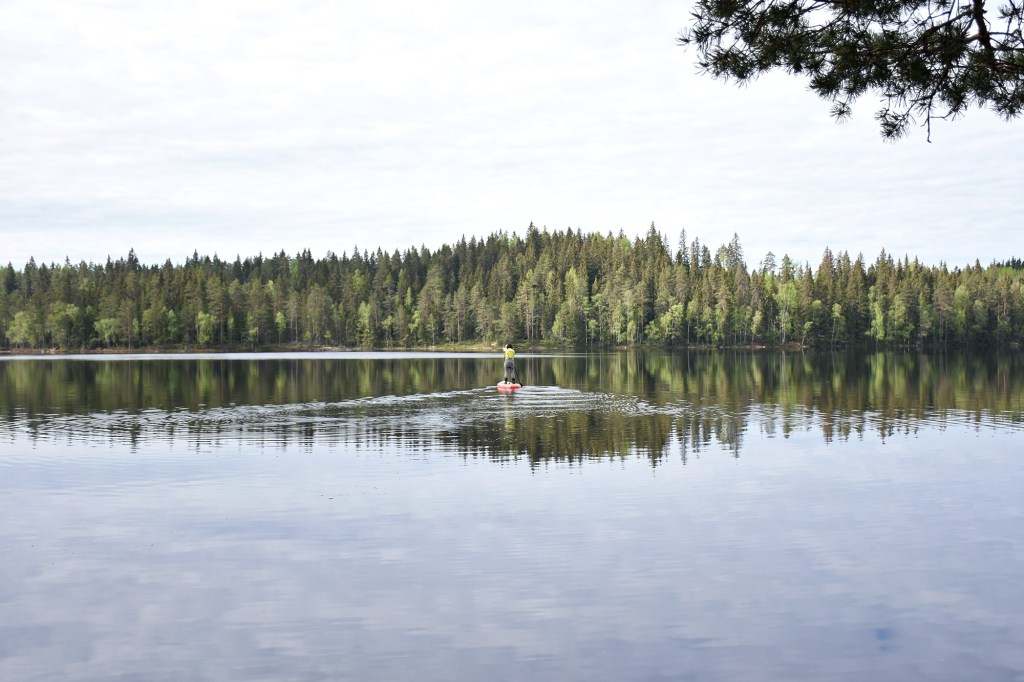Peilityyni järvisuppailu kesäkuussa 2022