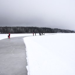 Jääkävelyllä Haikkoonselällä