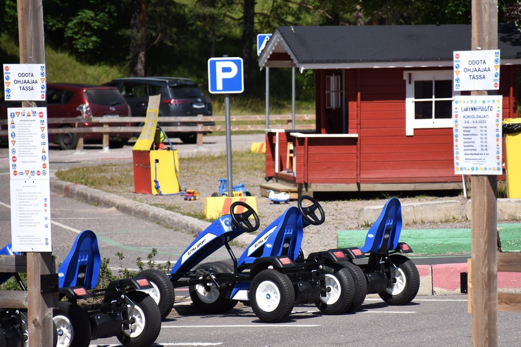 Heinolan liikennepuiston sisäänkäynti