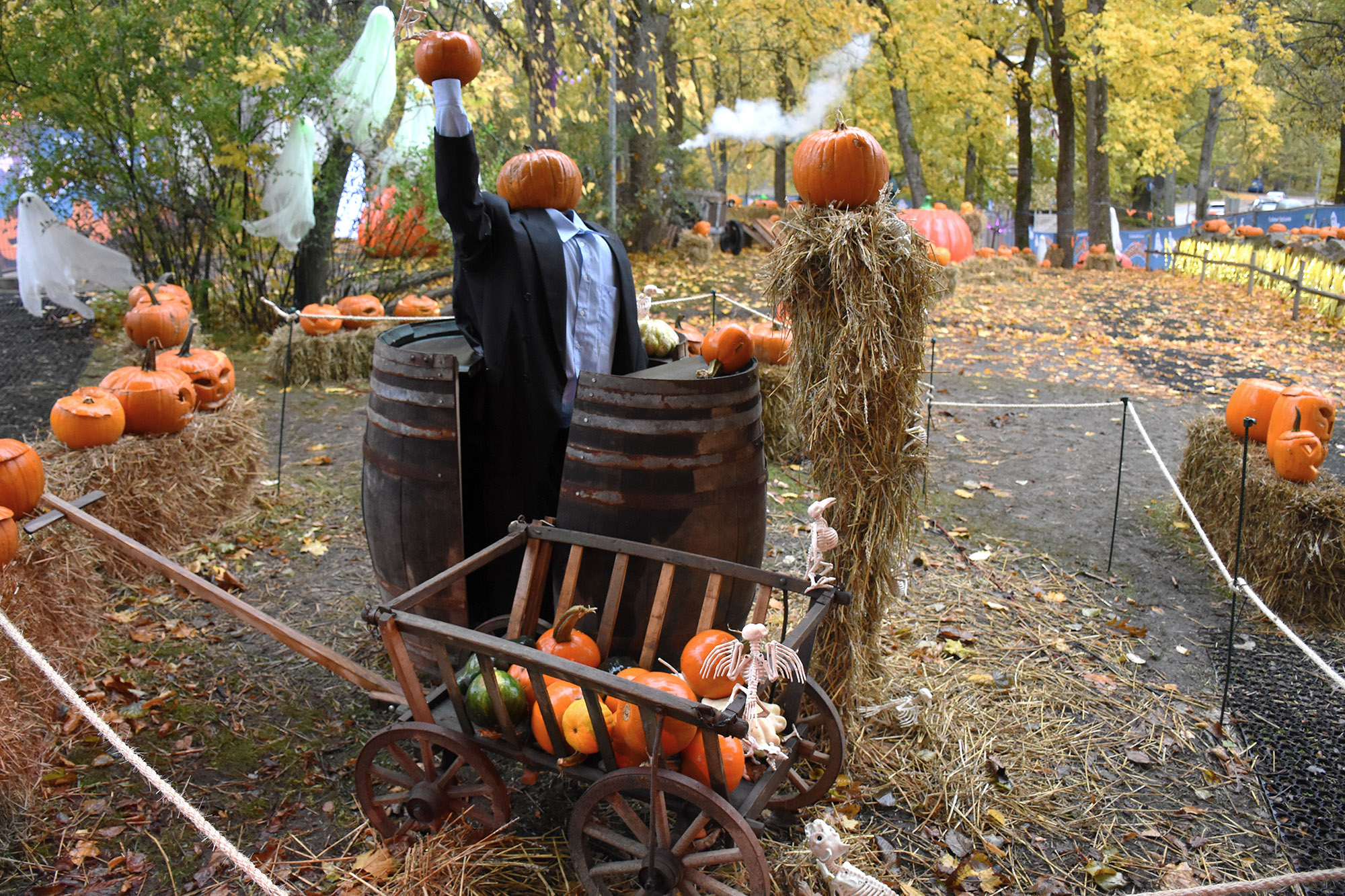 Kurpitsatyöläinen Halloweeks-tapahtumassa