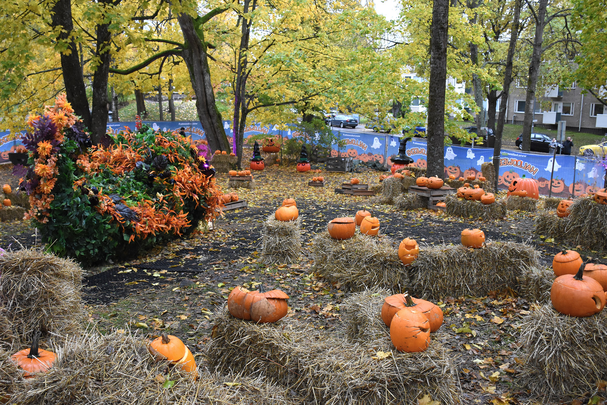 Halloweeks-tapahtuman puistoalue