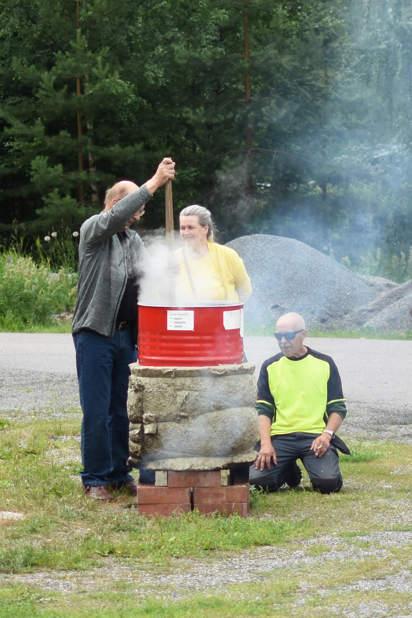 Punamullan keittoa Heinolan maalaismarkkinoilla
