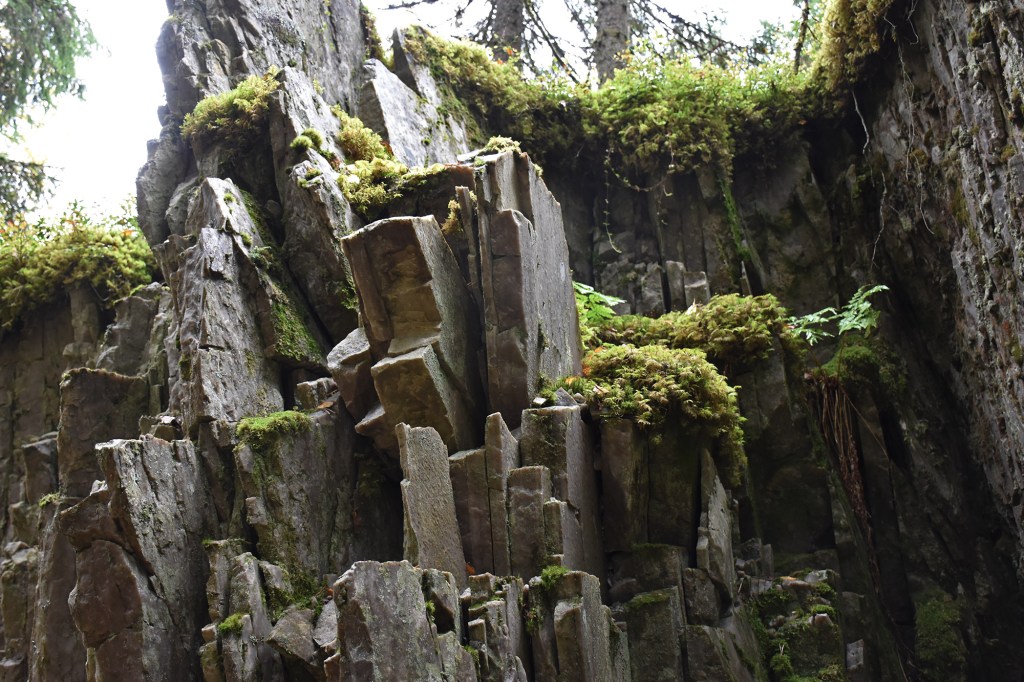 Mäkiaution rotkon liuskekiviä