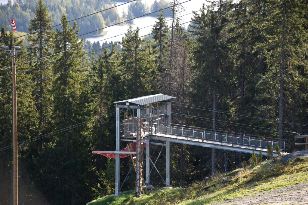 Tahko Ziplinen lähtötasanne