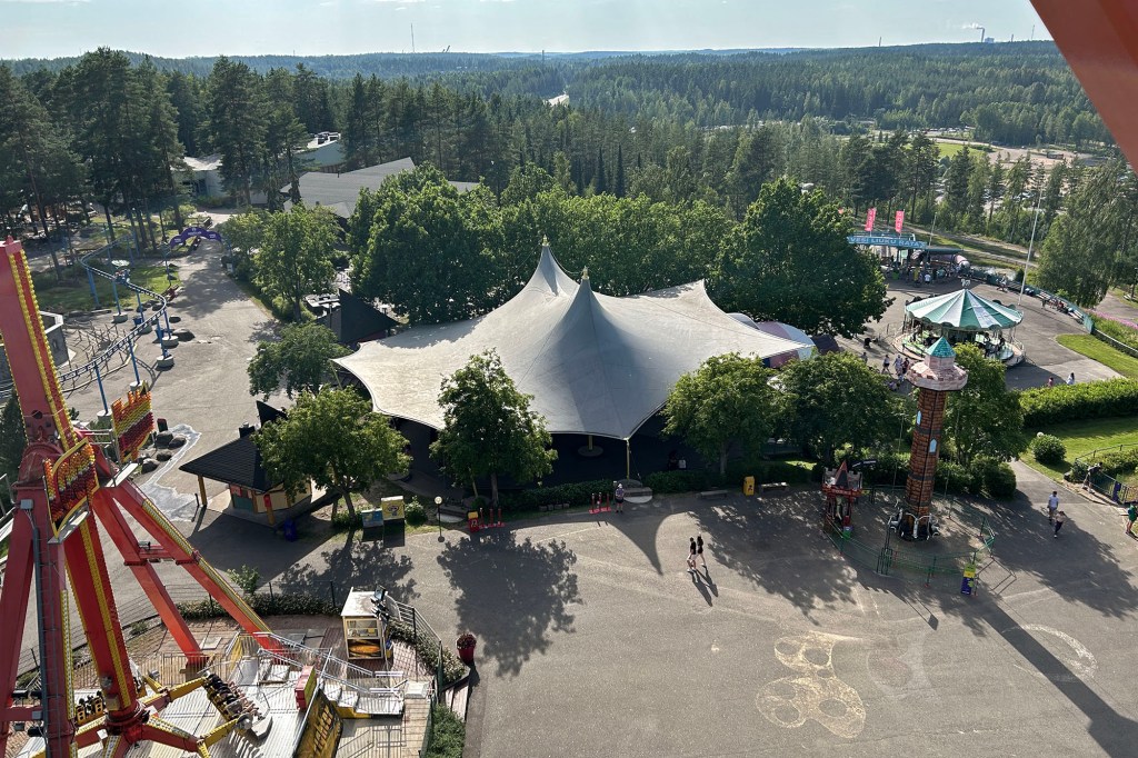 Näkymä Tykkimäen Kouvola-pyörästä