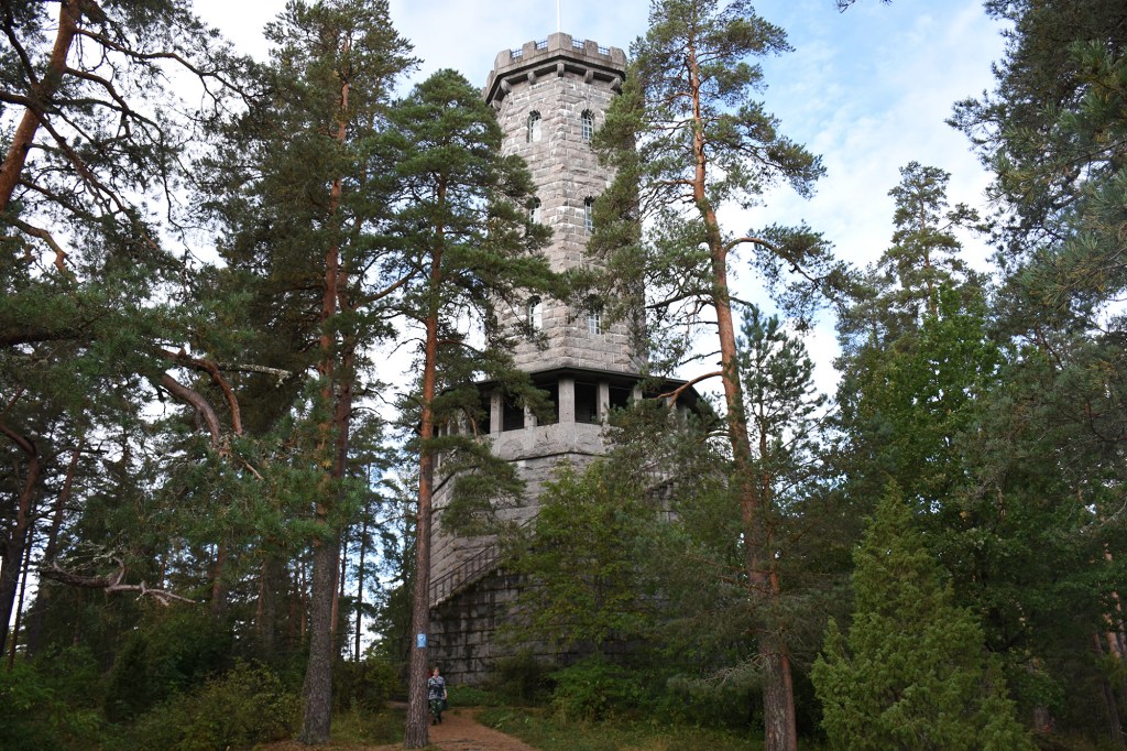 Aulangon näkötorni näköalatasanteelta