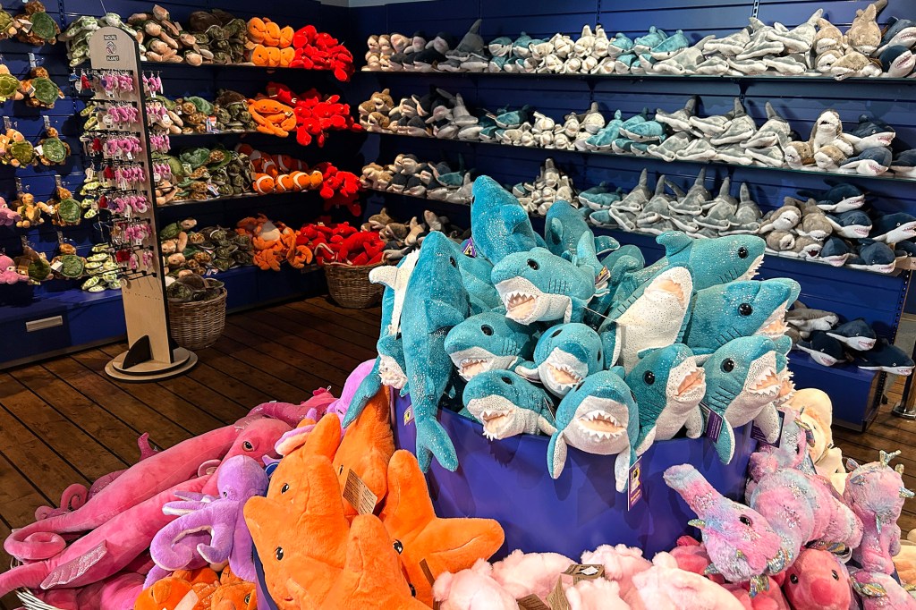 SEA LIFE Helsingin myymälän tarjontaa