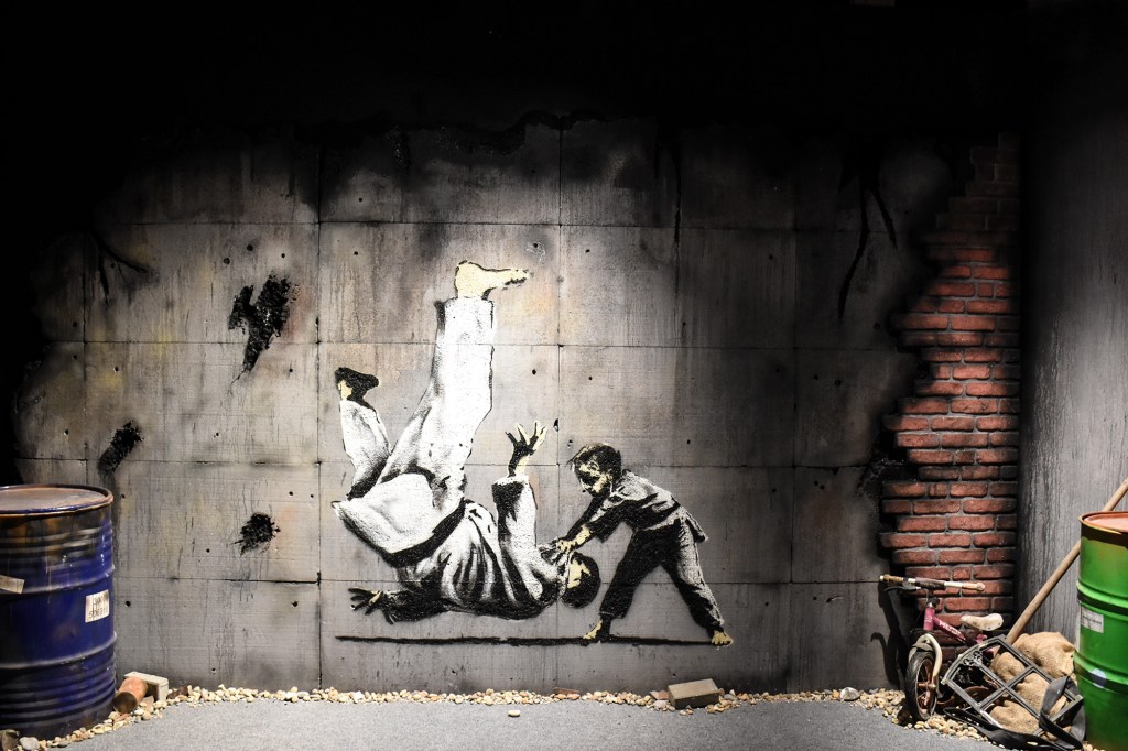Ukrainan judo-muraali - Mystery of Banksy, Turku