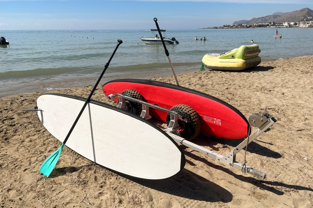 SUP-laudat valmiina, Lagoufa beach